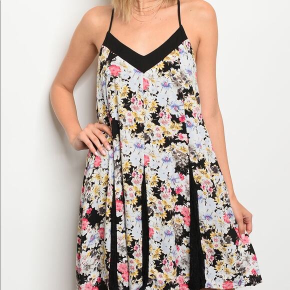 Floral Tunic Dress Lace - Picture 1 of 6